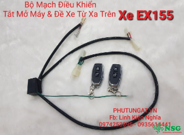 Bộ Điều Khiển Tắt Mở Máy và Đề Máy Từ Xa cho xe